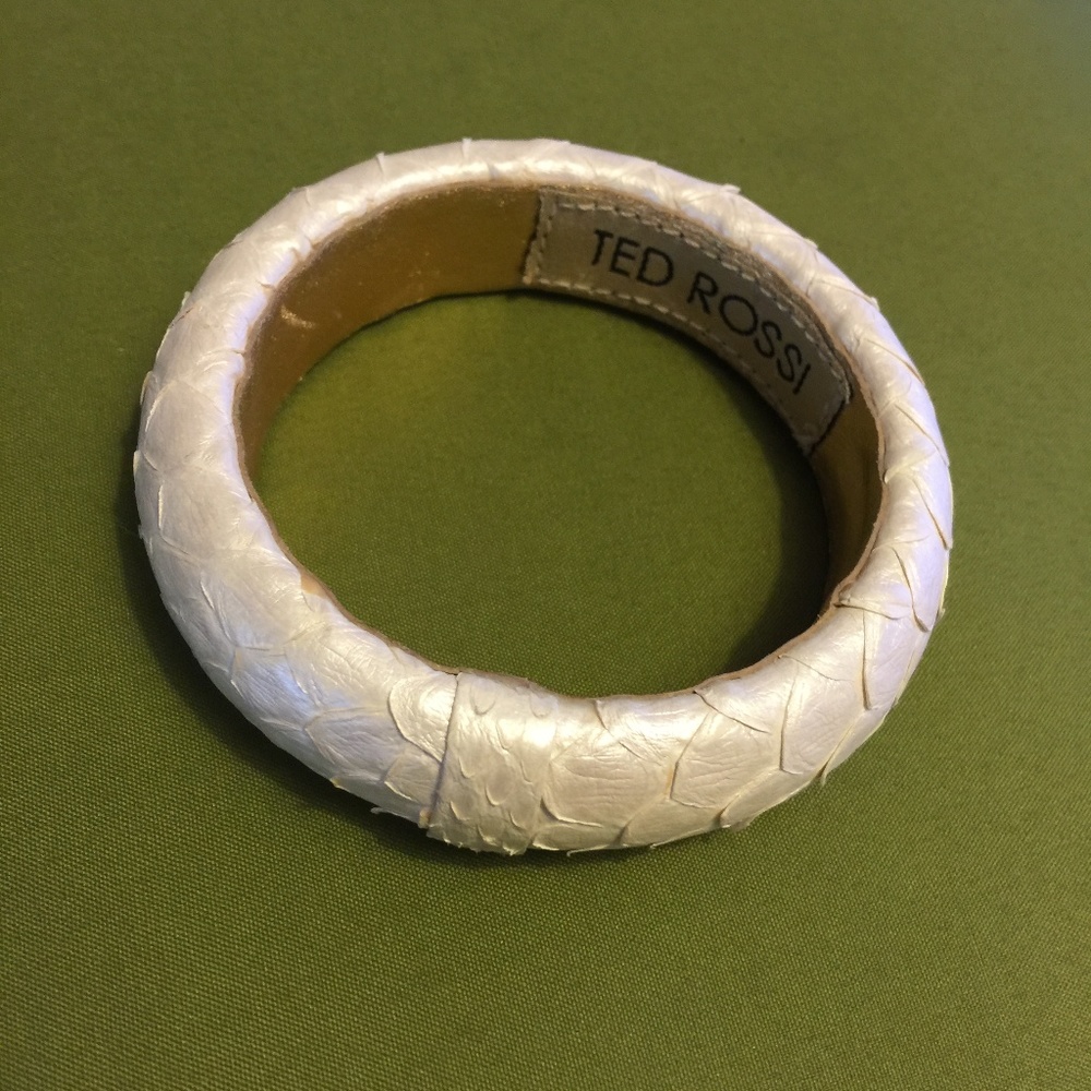 Ted Rossi Python Bangle Bracelet - Picture 2 of 2